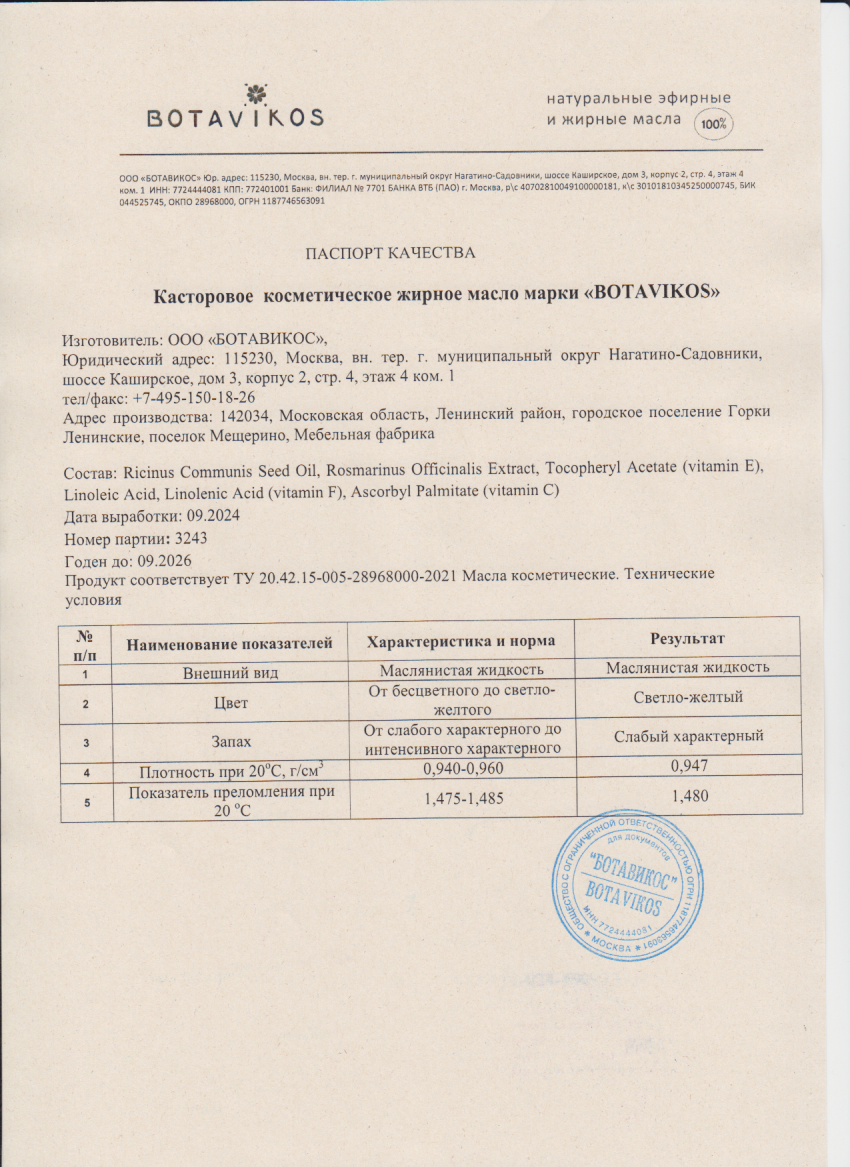 Паспорт №092024